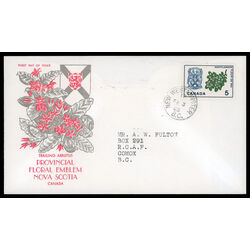 canada stamp 420 nova scotia mayflower 5 1965 FDC PC 012