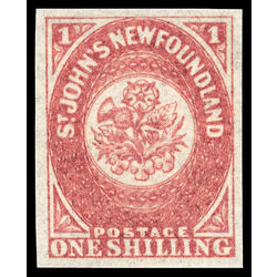 newfoundland stamp 23 pence third issue 1sh 1861
