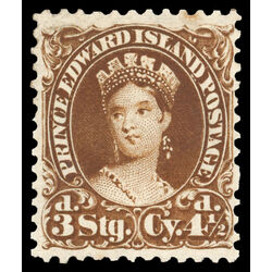 prince edward island stamp 10 queen victoria 4 d 1870 M F VFNG 007