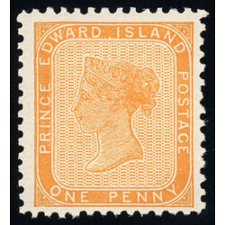 prince edward island stamp 4 queen victoria 1d 1862 M VFNH 006