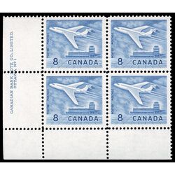 canada stamp 436 jet plane ottawa 8 1964 PB LL %231