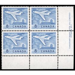canada stamp 436 jet plane ottawa 8 1964 PB LR %231