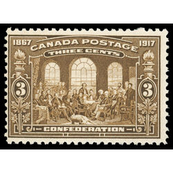 canada stamp 135 fathers of confederation 3 1917 M F VFNH 047
