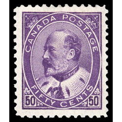 canada stamp 95 edward vii 50 1908 M VF 073