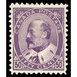 canada stamp 95 edward vii 50 1908 M VF 070