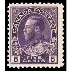 canada stamp 112 king george v 5 1922 M F VFNH 024