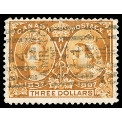 canada stamp 63 queen victoria diamond jubilee 3 1897 U F VF 072