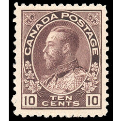canada stamp 116 king george v 10 1912 M VF 023