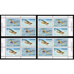 canada stamp 972a bush aircraft 1982 PB SET