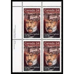 canada stamp 1090ii philippe aubert de gaspe 34 1986 PB UL
