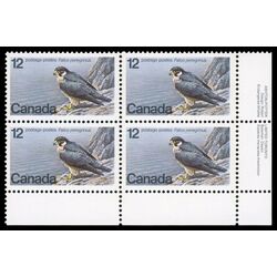 canada stamp 752iii peregrine falcon 12 1978 PB LR