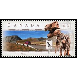 canada stamp 1740 dinosaur trail alberta 45 1998