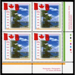 canada stamp 1546i flag with scene of lake 43 1995 PB LR