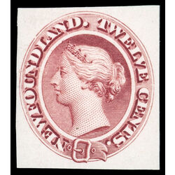 newfoundland stamp 28pi queen victoria 12 1870