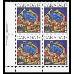 canada stamp 898i l acadie 17 1981 PB LL