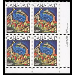 canada stamp 898i l acadie 17 1981 PB LR