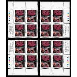 canada stamp 1678 quilting 9 1999 PB SET