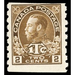 canada stamp mr war tax mr7 war tax coil 1916 M F 009