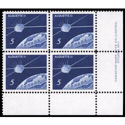 canada stamp 445 satellite over canada 5 1966 PB LR %231