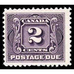 canada stamp j postage due j2c first postage due issue 2 1928 M VFNH 003