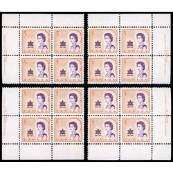 canada stamp 471 queen elizabeth ii and centennial symbol 5 1967 PB SET %231 025