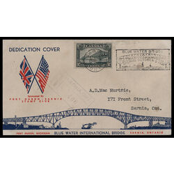 canada stamp 156 quebec bridge 12 1929 FDC EVENT 026