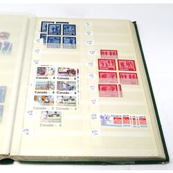canada mint never hinged inventory in a green 48 page stockbook