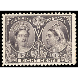 canada stamp 56 queen victoria diamond jubilee 8 1897 M VF 097