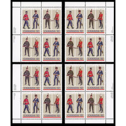 canada stamp 1008ai royal winnipeg rifles royal canadian dragoons 32 1983 PB SET