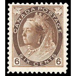 canada stamp 80 queen victoria 6 1898 M F VF 045