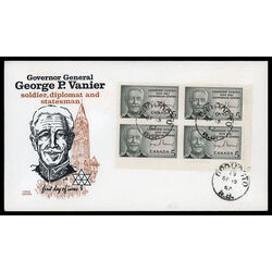 canada stamp 474 governor general vanier 5 1967 FDC LR 016