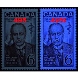 canada stamp 495i sir william osler 6 1969