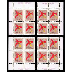 canada stamp 707 western columbine 2 1977 PB SET %231