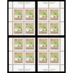 canada stamp 711 lady s slipper 10 1977 PB SET